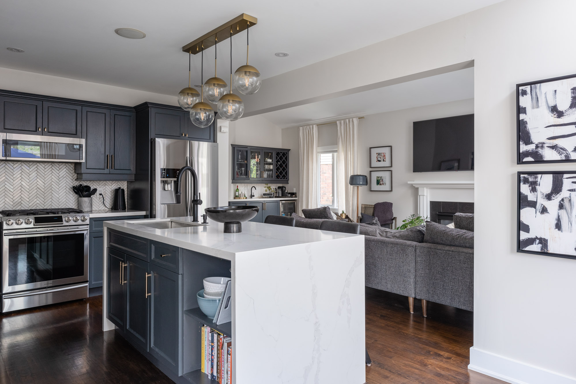 Kitchen Transformation after renovation